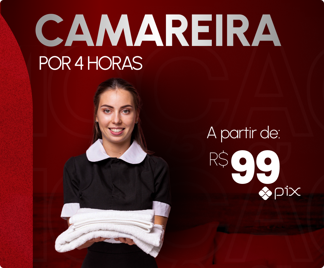 Promoção de Camareira - Meia Diária